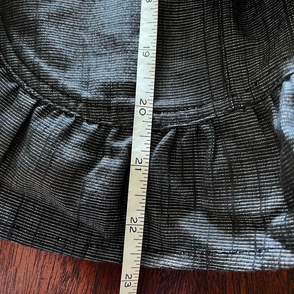 NWT  Slate blue denim look Danielle B ruffled blazer - Picture 7 of 10